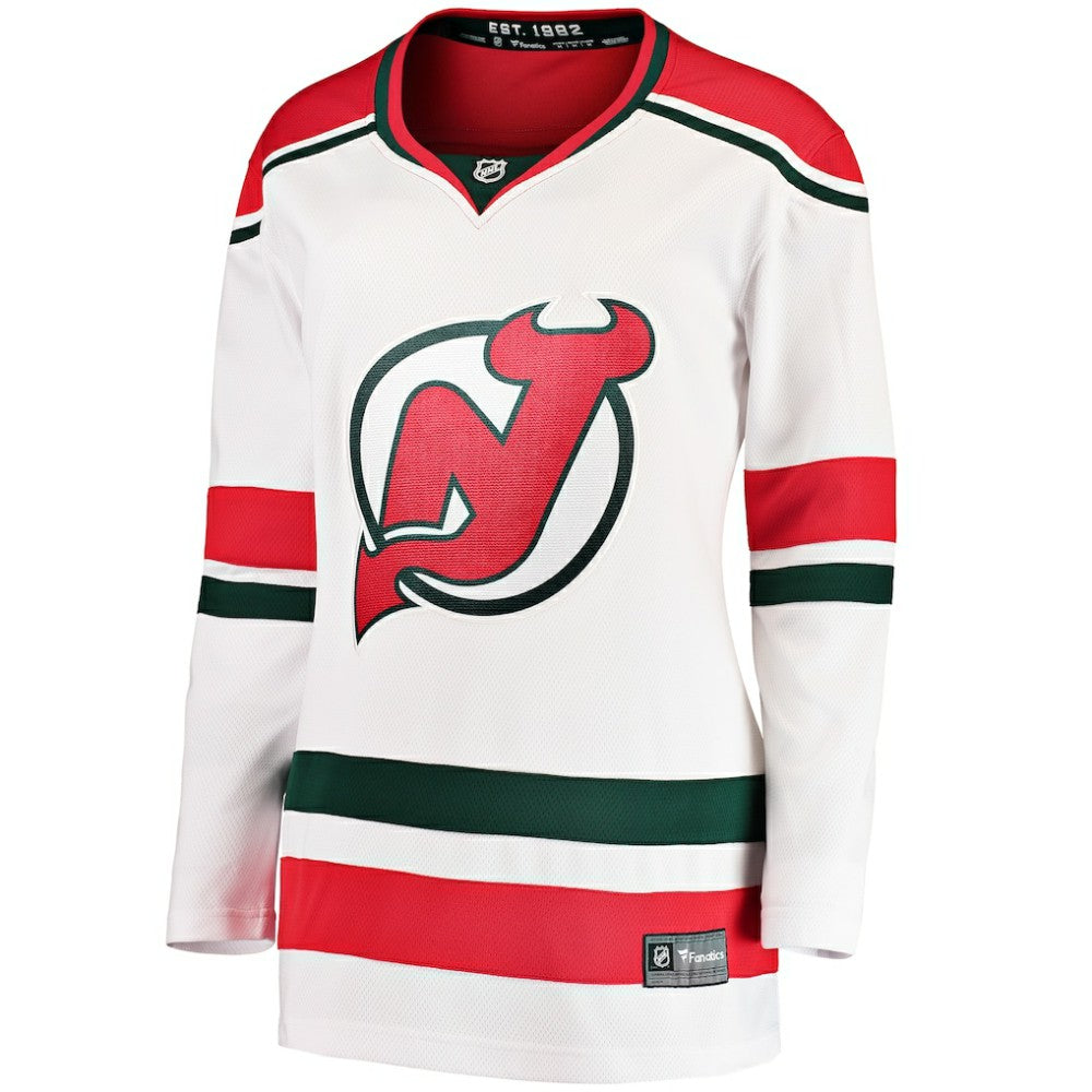 New Jersey Devils Fanatics Women's Alternate Breakaway Jersey - White Jerseys
