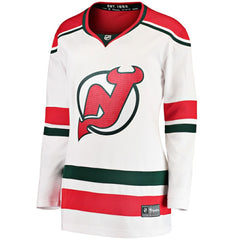 New Jersey Devils Fanatics Women's Alternate Breakaway Jersey - White Jerseys