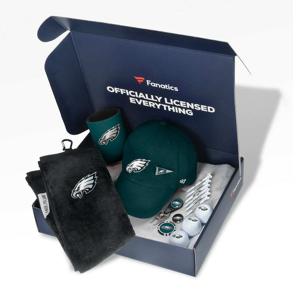Philadelphia Eagles Pack Golf-Themed Gift Box - $105+ Value cheap