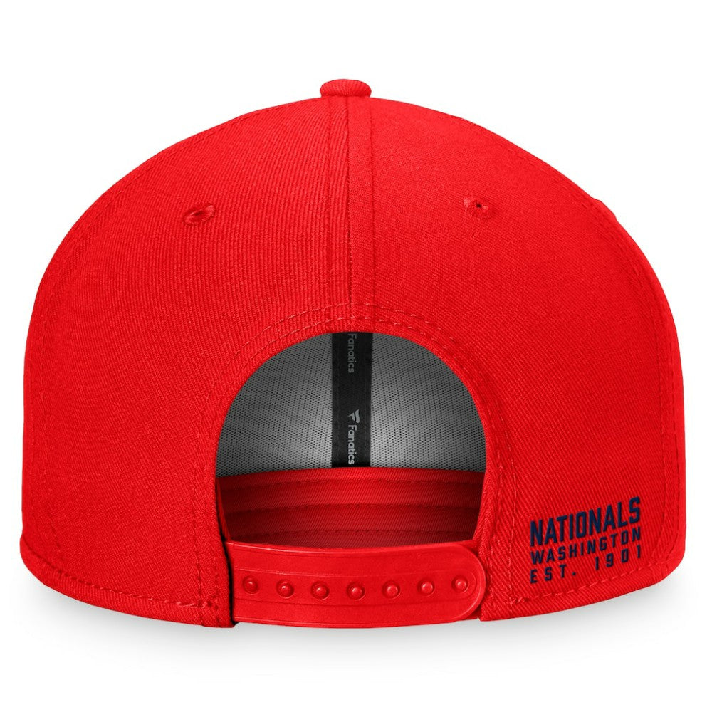 Washington Nationals Fundamental Shadow Snapback Hat Red