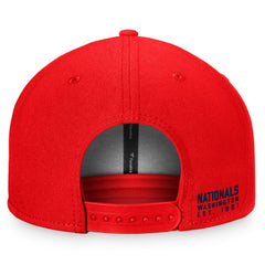 Washington Nationals Fundamental Shadow Snapback Hat Red