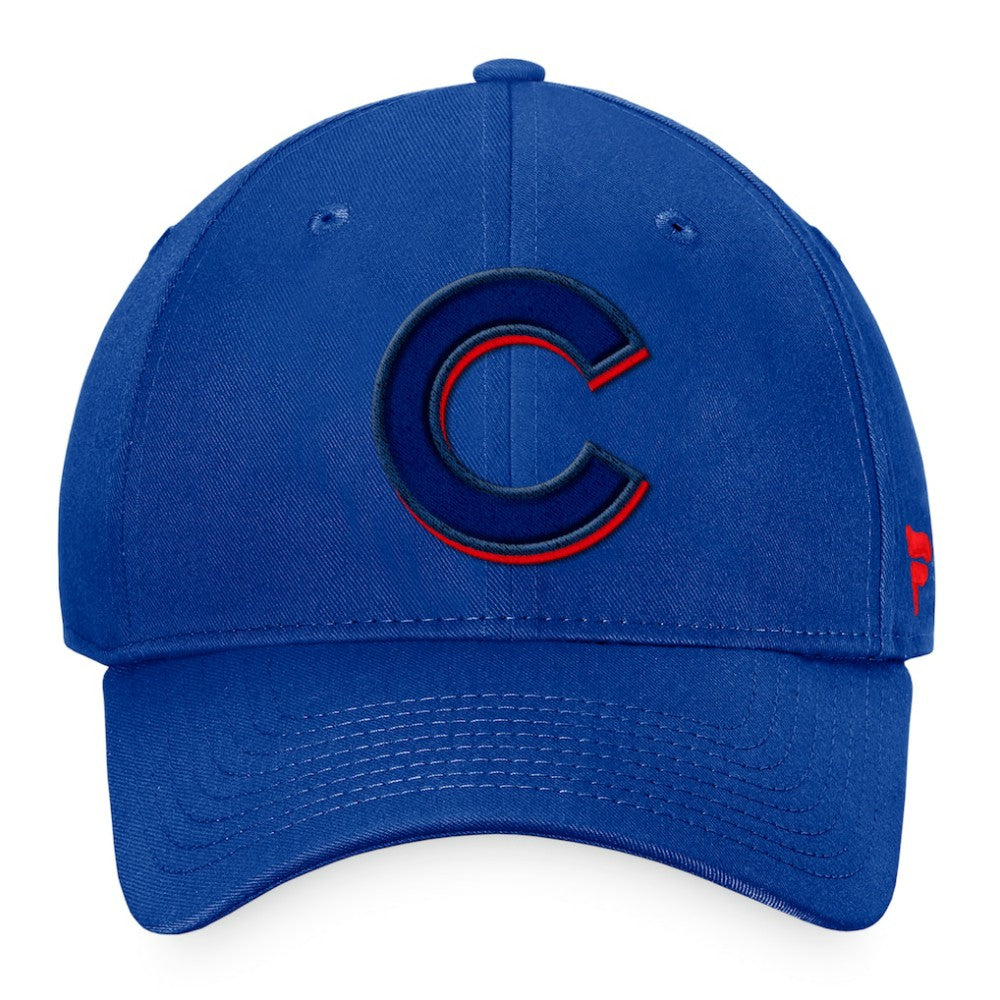 Chicago Cubs Fundamental Shadow Snapback Hat Royal