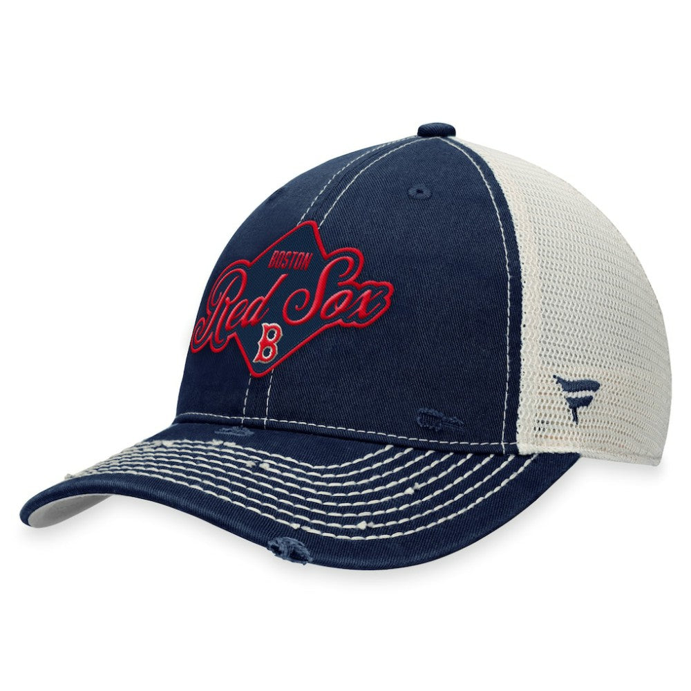Boston Red Sox Heritage Trucker Snapback Hat Navy