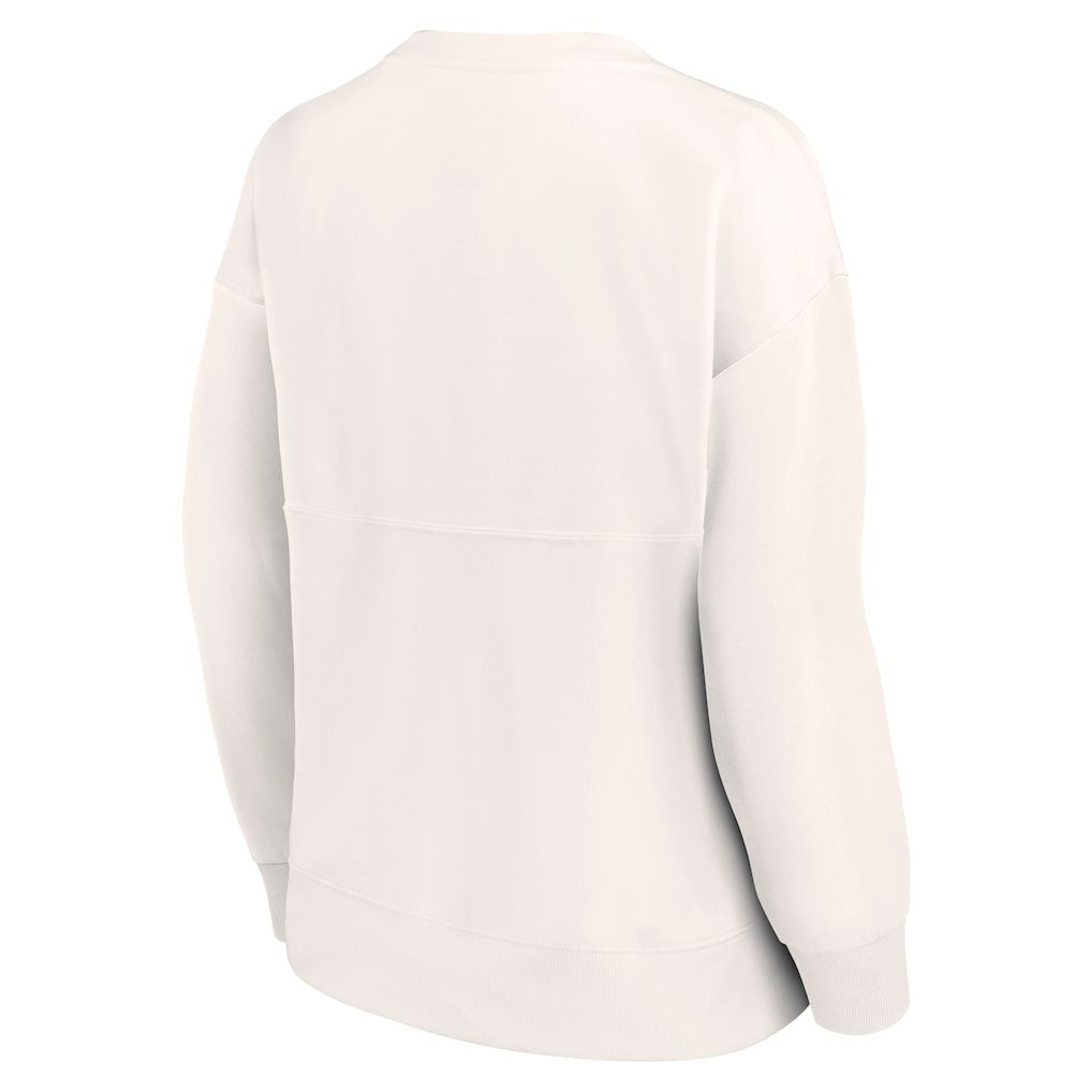Philadelphia 76ers Women's Tonal Leopard Pullover Sweatshirt - White cheap