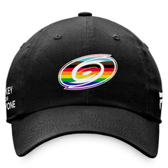 Carolina Hurricanes Fanatics Team Logo Pride Adjustable Hat - Black Hats