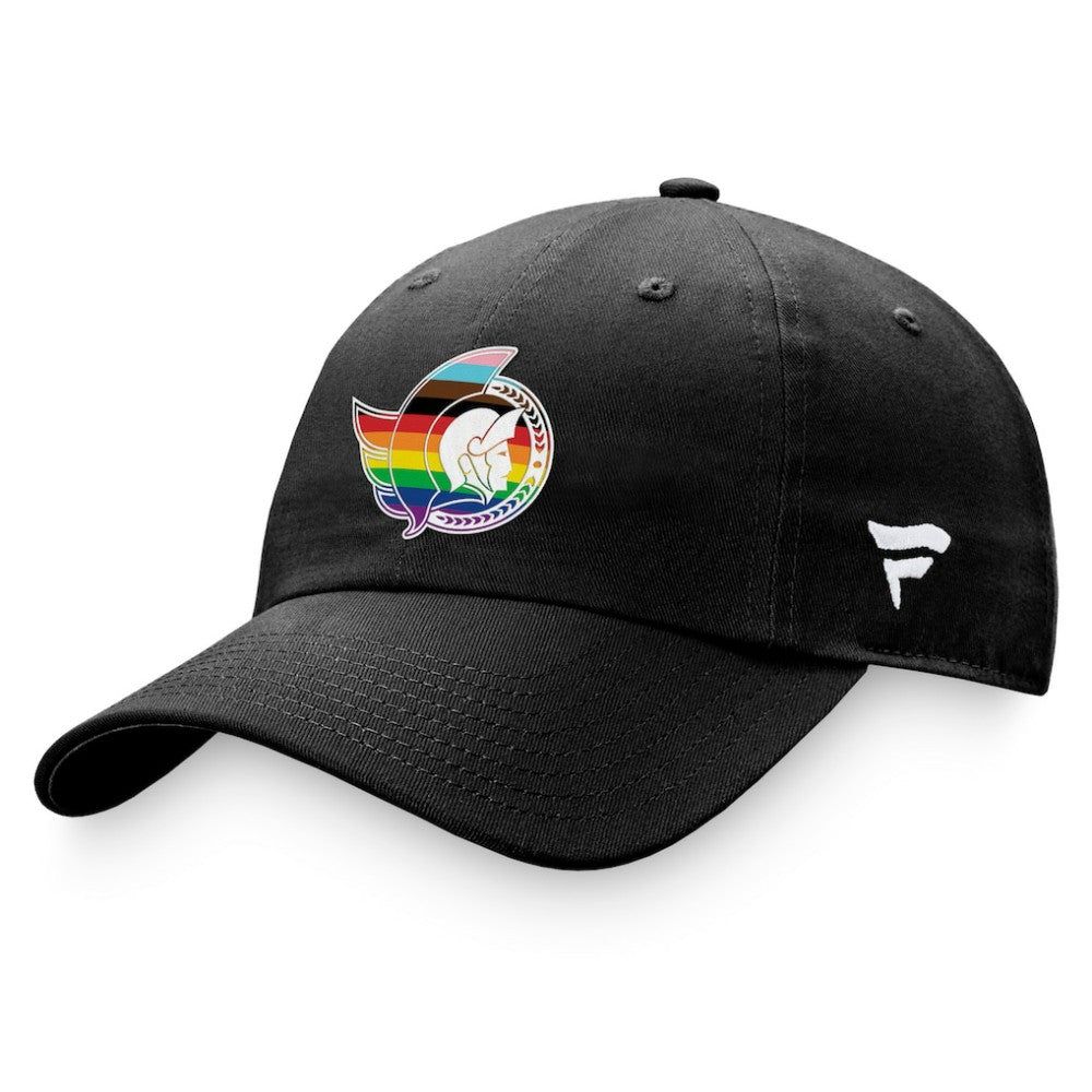 Ottawa Senators Fanatics Team Logo Pride Adjustable Hat - Black Hats
