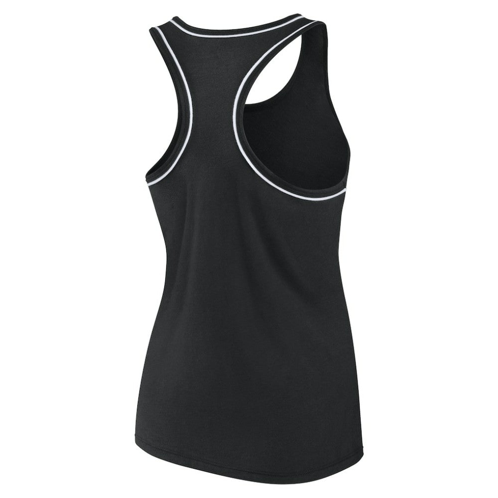 New Jersey Devils Fanatics Women's Wordmark Logo Racerback Scoop Neck Tank Top - Black Jerseys