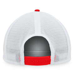 Los Angeles Angels Majestic Foam Trucker Snapback Hat Red/White
