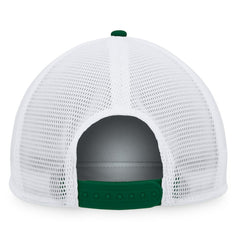 Athletics Majestic Foam Trucker Snapback Hat Green/White