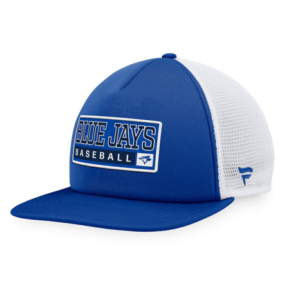 Toronto Blue Jays Majestic Foam Trucker Snapback Hat Royal/White