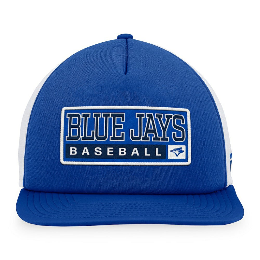 Toronto Blue Jays Majestic Foam Trucker Snapback Hat Royal/White