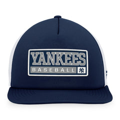 New York Yankees Majestic Foam Trucker Snapback Hat Navy/White