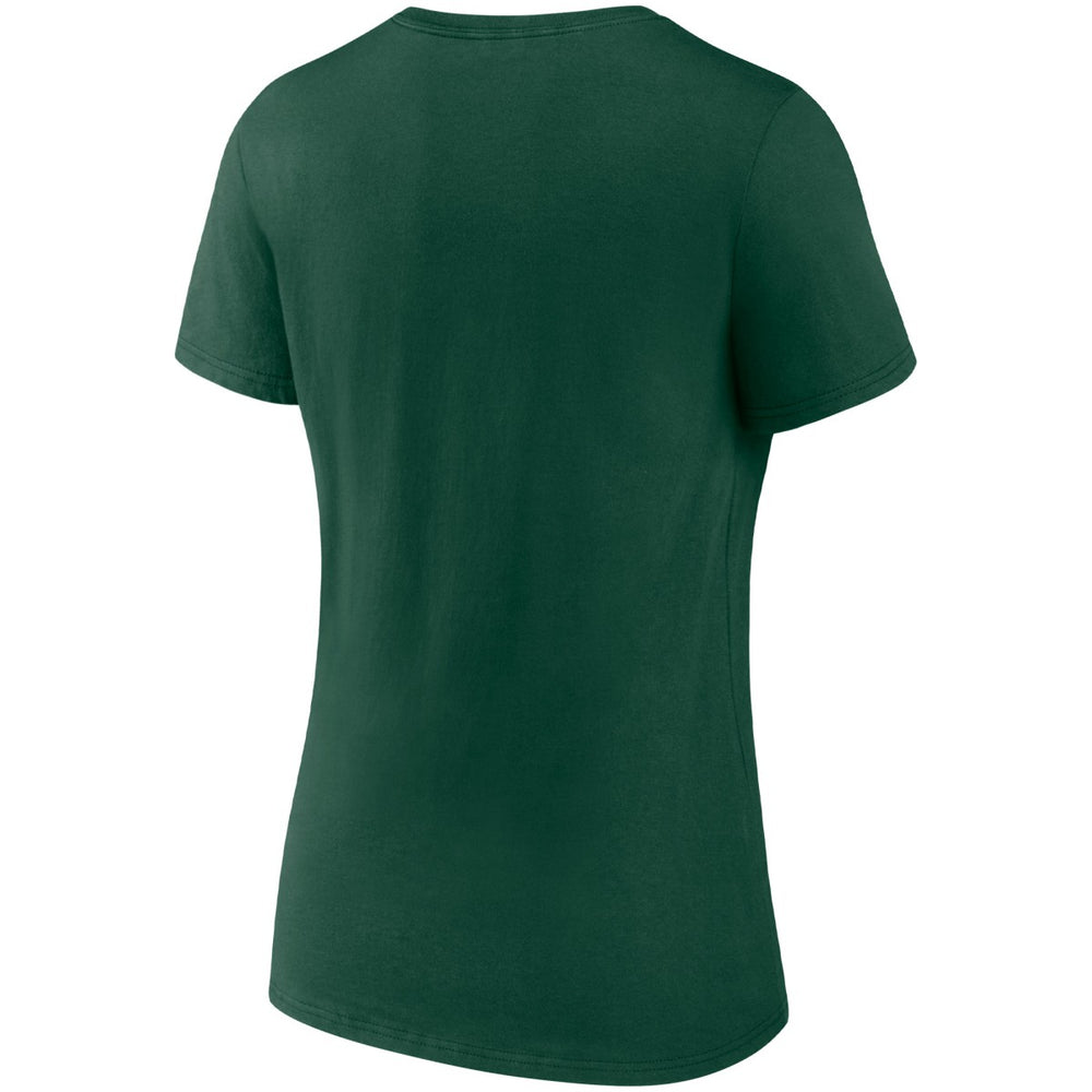 Milwaukee Bucks Women's Hometown Collection Brew City V-Neck T-Shirt - Hunter Green outlet