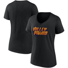 Phoenix Suns Women's Hometown Collection Valley Proud V-Neck T-Shirt - Black for sale