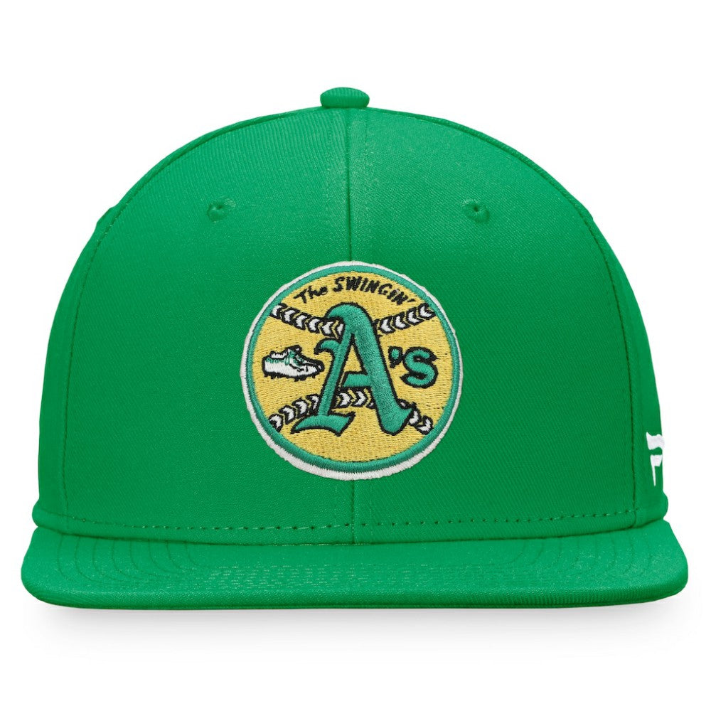 Athletics Cooperstown Collection Core Snapback Hat Kelly Green
