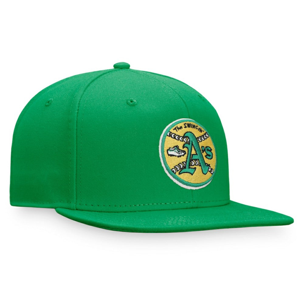Athletics Cooperstown Collection Core Snapback Hat Kelly Green
