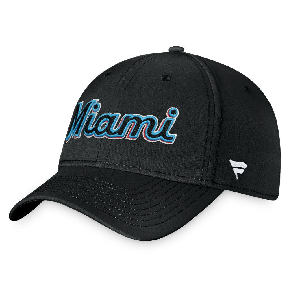 Miami Marlins Core Flex Hat Black
