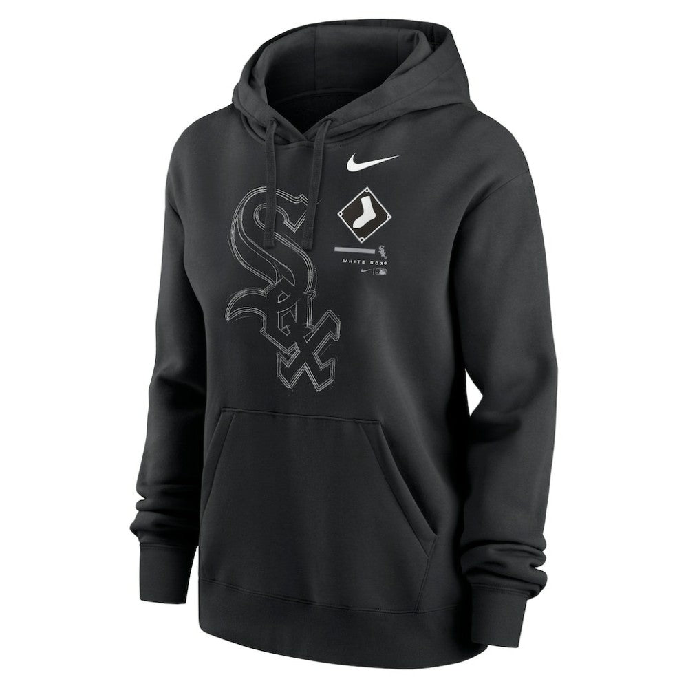 Chicago White Sox Women's Big Game Pullover Hoodie Black