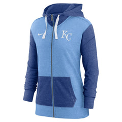 Kansas City Royals Women's Full-Zip Hoodie Light Blue