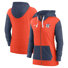 Houston Astros Women's Full-Zip Hoodie Orange