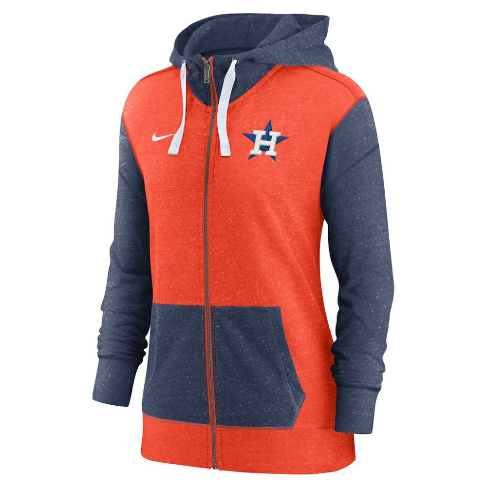 Houston Astros Women's Full-Zip Hoodie Orange