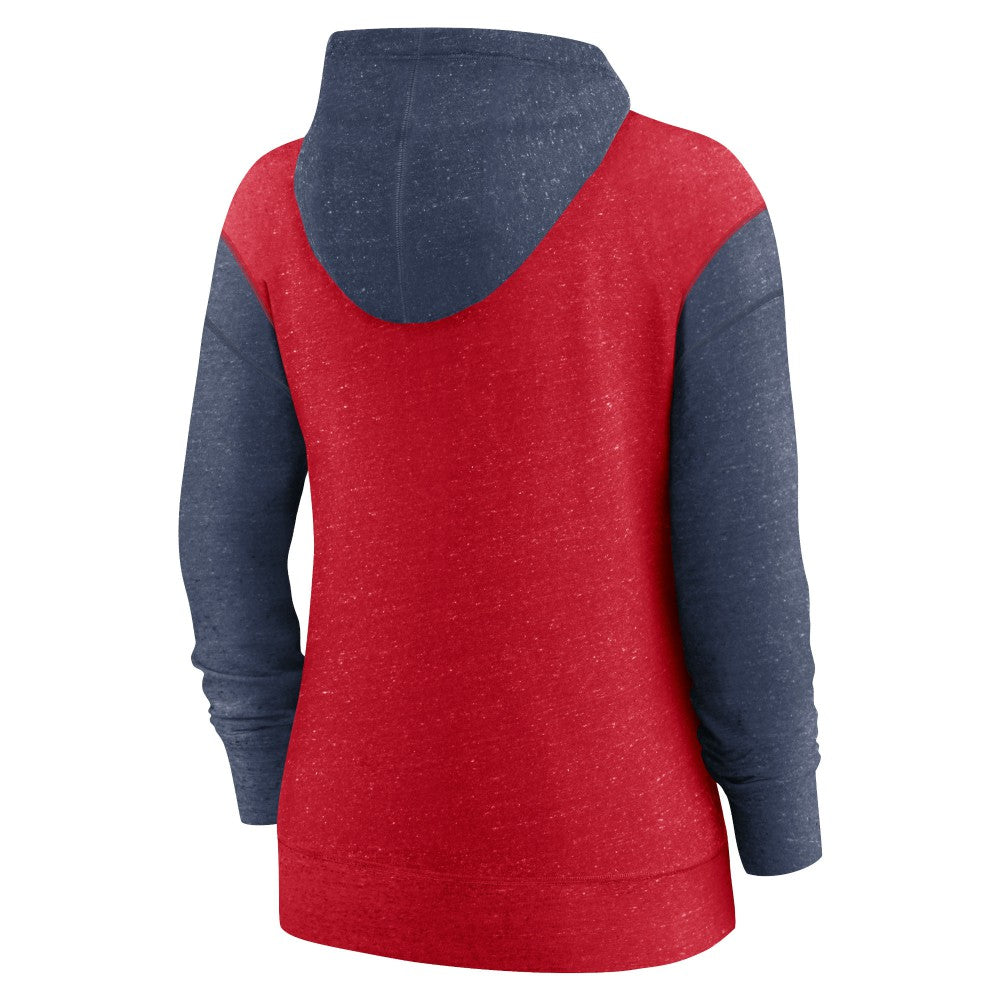 Los Angeles Angels Women's Full-Zip Hoodie Red
