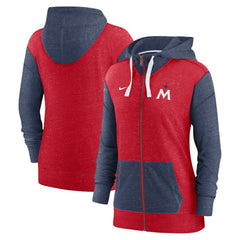 Minnesota Twins Women's Full-Zip Hoodie Red