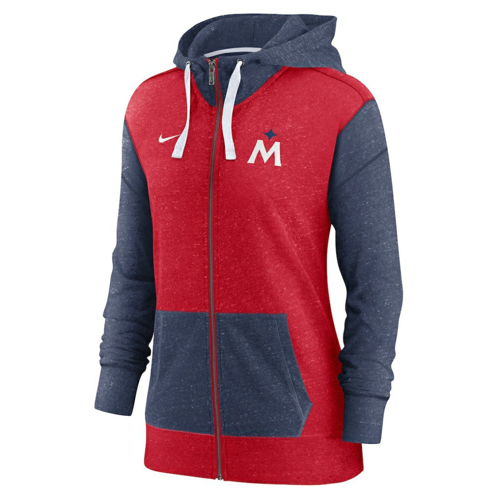 Minnesota Twins Women's Full-Zip Hoodie Red