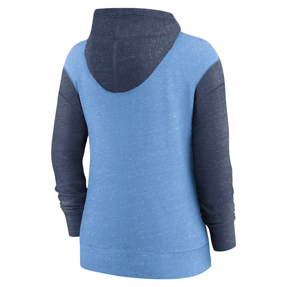 Tampa Bay Rays Women's Full-Zip Hoodie Light Blue