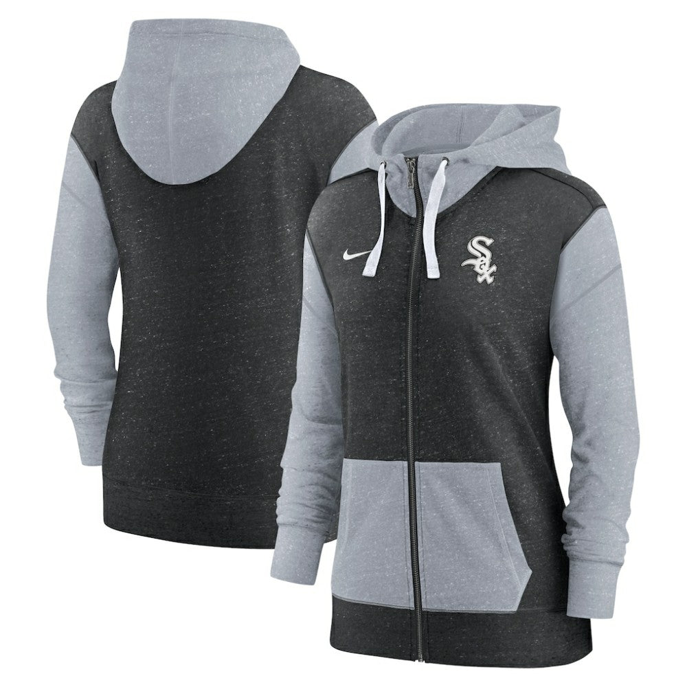 Chicago White Sox Women's Full-Zip Hoodie Black