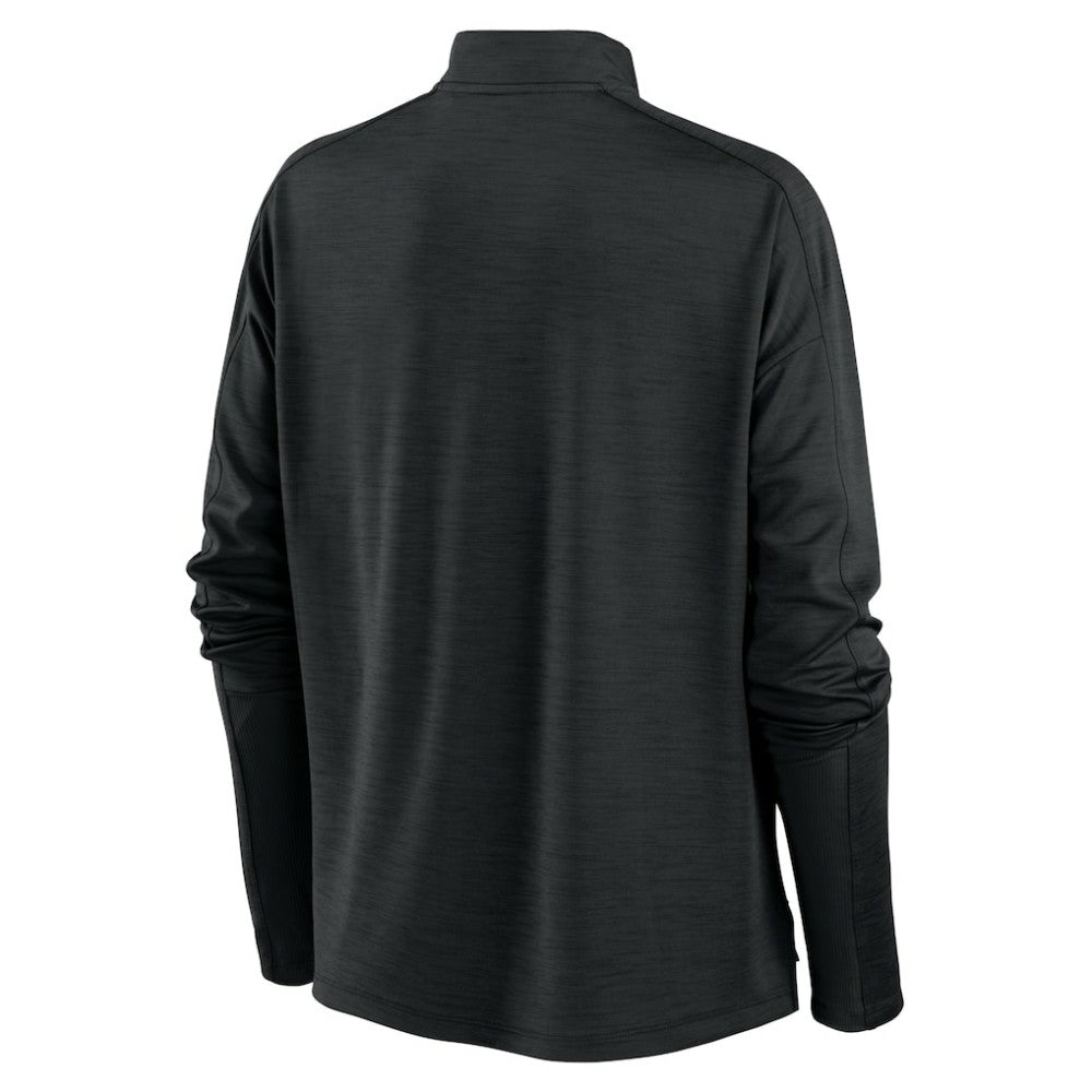 Chicago White Sox Women's Pacer Quarter-Zip Top Black