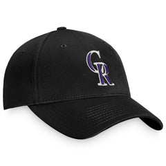 Colorado Rockies Cooperstown Collection Core Adjustable Hat Black