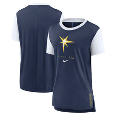 Tampa Bay Rays Women's Local Touch Fashion T-Shirt Navy