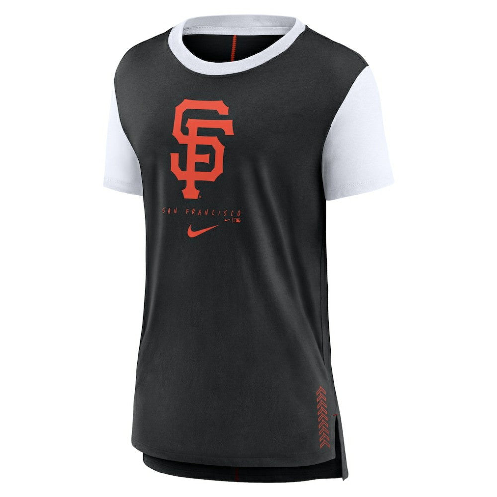 San Francisco Giants Women's Local Touch Fashion Top Black