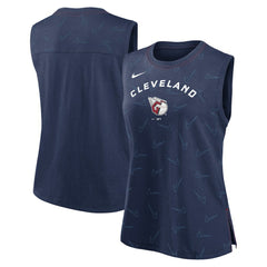 Cleveland Guardians Women's Muscle Play Tank Top Navy