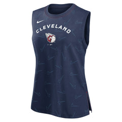 Cleveland Guardians Women's Muscle Play Tank Top Navy