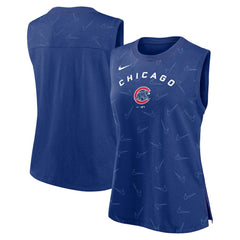 Chicago Cubs Women's Muscle Play Tank Top Royal