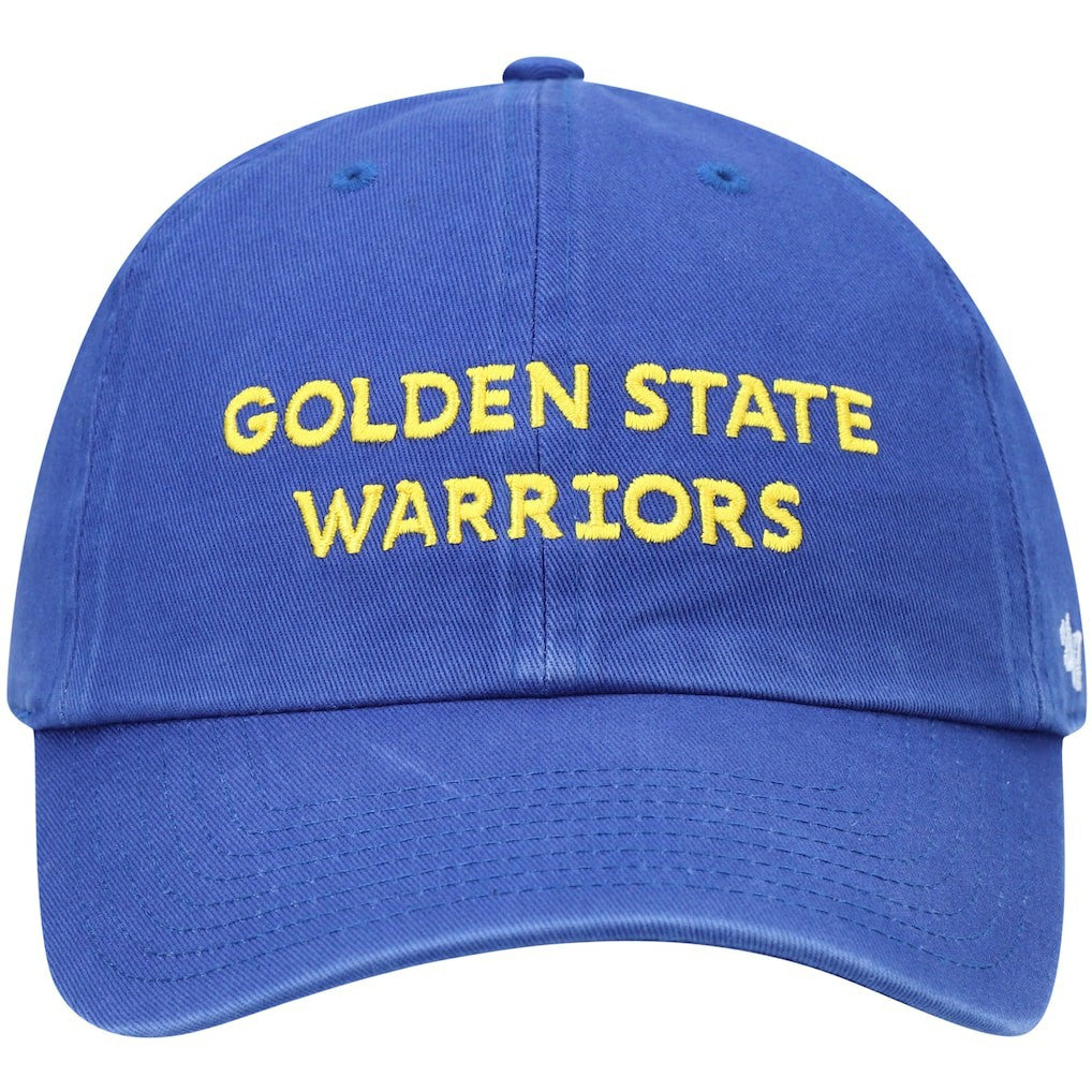 Golden State Warriors '47 Clean Up Wordmark Adjustable Hat sale - Royal for sale