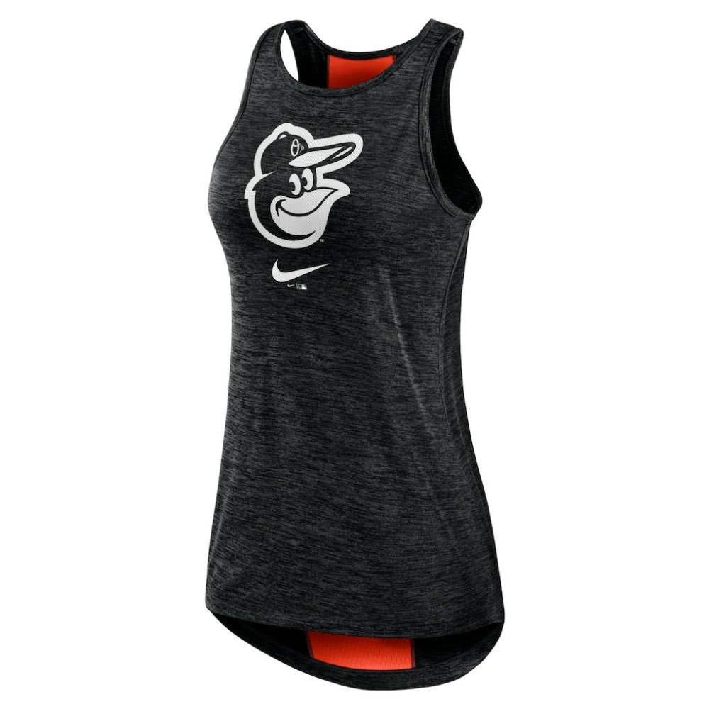 Baltimore Orioles Women's Right Mix High Neck Tank Top Black