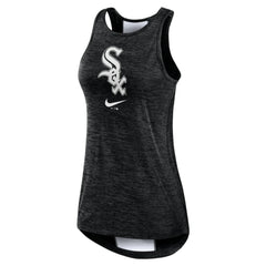 Chicago White Sox Women's Dri-FIT Performance Right Mix High Neck Tank Top Black