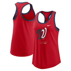 Washington Nationals Women's Tech Tri-Blend Tank Top Red