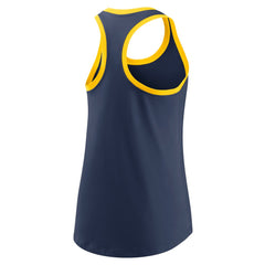 Milwaukee Brewers Women's Tech Tri-Blend Tank Top Navy