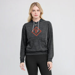 San Francisco Giants Women's Diamond Icon Gym Vintage Lightweight Hooded Top Black