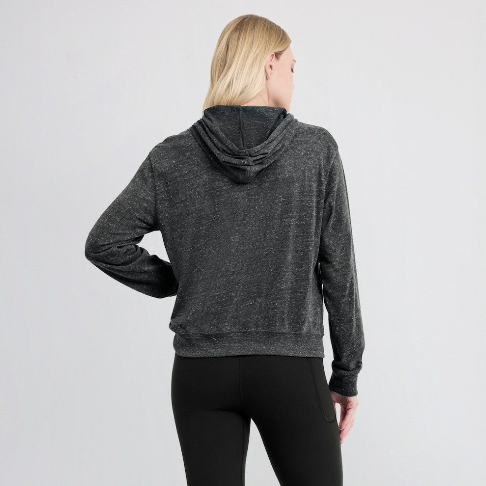 San Francisco Giants Women's Diamond Icon Gym Vintage Lightweight Hooded Top Black