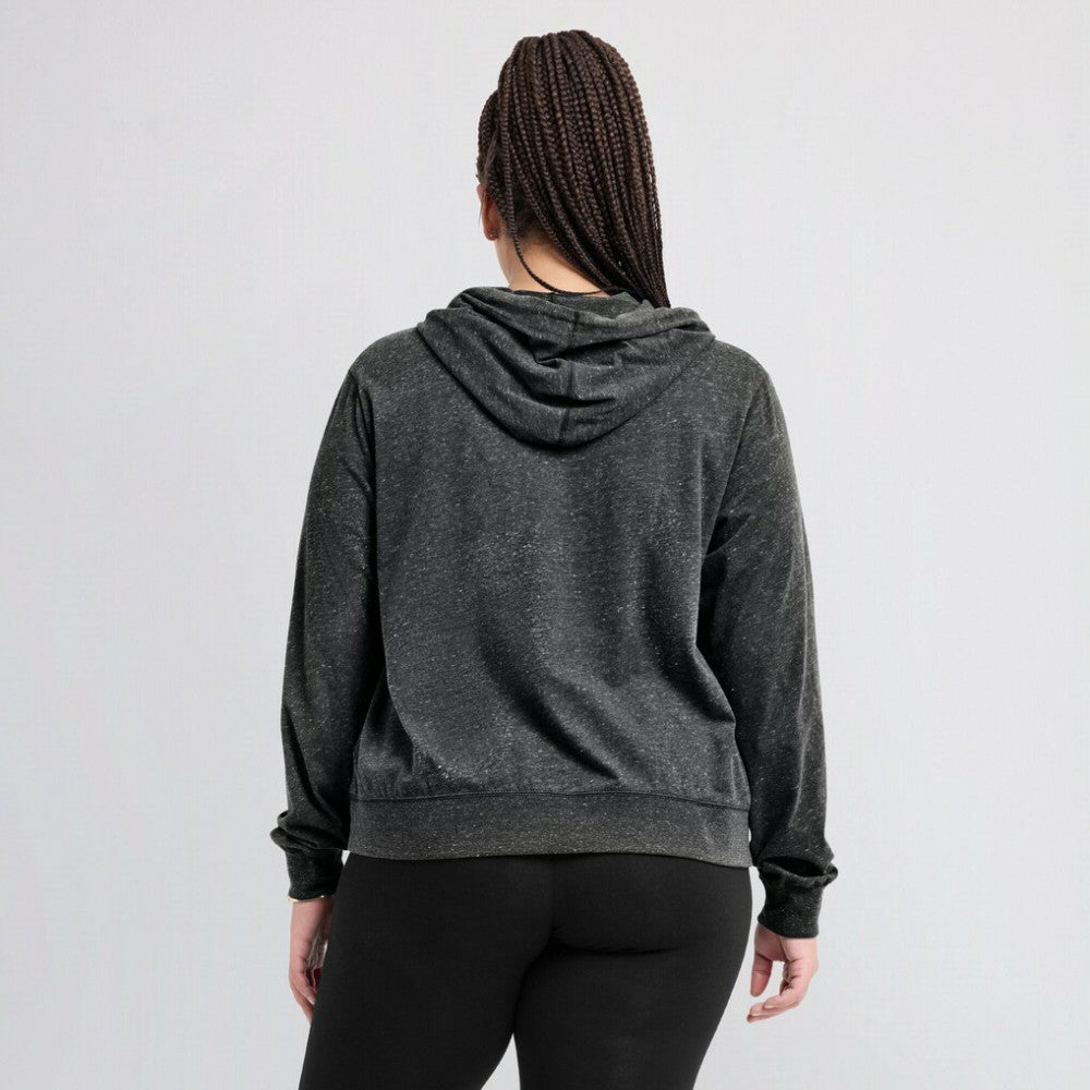 San Francisco Giants Women's Diamond Icon Gym Vintage Lightweight Hooded Top Black