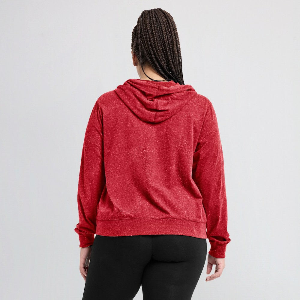 St. Louis Cardinals Women's Diamond Icon Gym Vintage Lightweight Hooded Top Red