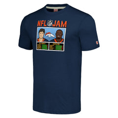 John Elway & Terrell Davis Denver Broncos Homage Unisex NFL Jam Retired Tri-Blend T-Shirt - Navy cheap