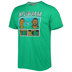 Randall Cunningham & Reggie White Philadelphia Eagles Homage Unisex NFL Jam Retired Tri-Blend T-Shirt - Heather Kelly Green discount