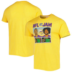 Randy Moss & Daunte Culpepper Minnesota Vikings Homage Unisex NFL Jam Retired Tri-Blend T-Shirt - Heather Gold cheap