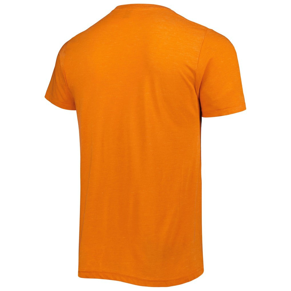 Joe Burrow Cincinnati Bengals Homage Unisex NFL Blitz Player Tri-Blend T-Shirt - Heather Orange for sale